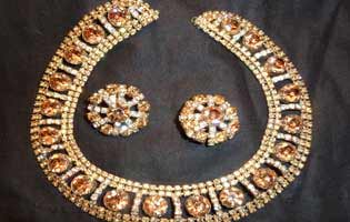 Vintage rhinestone costume jewelry