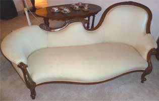 English Victorian settee